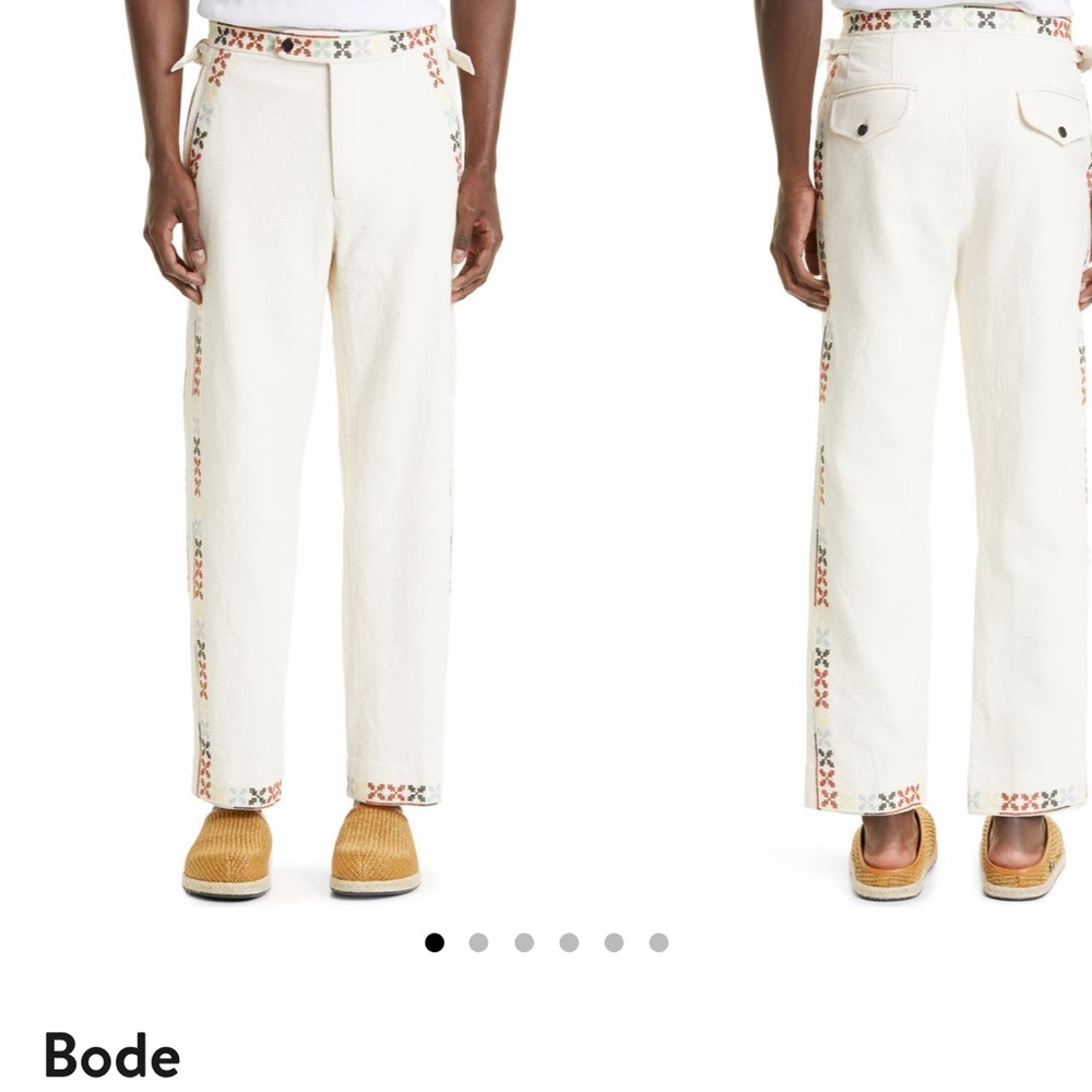 Bode designer men’s pants